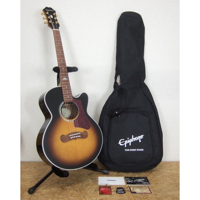 絶品】 Epiphone エピフォン アコースティックギター J-200EC Studio