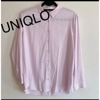 ユニクロ(UNIQLO)のUNIQLO とろみシャツ ブラウス ピンク(シャツ/ブラウス(長袖/七分))