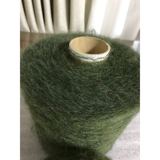 コーン巻き　コーン巻き糸　モヘア毛糸 ハンドメイドの素材/材料(生地/糸)の商品写真