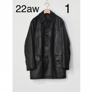 コモリ(COMOLI)の【新品】22aw COMOLI コモリ ラムレザーコート レザーコート 1(その他)