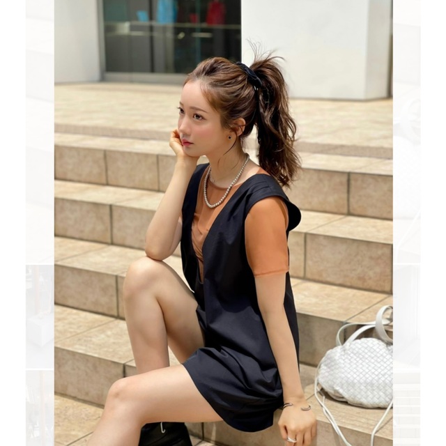 探しています♡ HYEON back open rompers