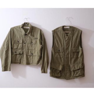 NAISSANCE - NAISSANCE 17SS ミリタリーショートジャケット＋ベスト  セット