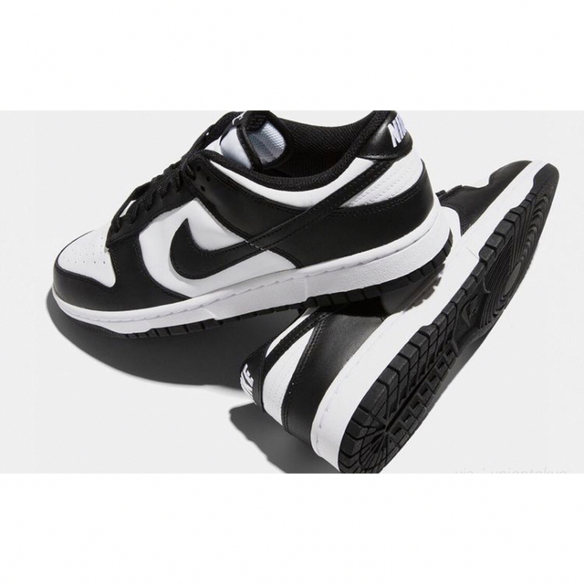 NIKE DUNK LOW WMNS 28cm 白黒 パンダ ウィメンズ メンズ 靴/シューズ