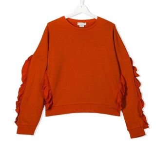 ステラマッカートニー(Stella McCartney)のportland様専用⭐︎ステラマッカートニー⭐︎フリルスウェットオレンジ155(Tシャツ/カットソー)