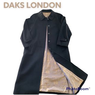 DAKS ダックス 毛皮 ミンク ロングコート チェスターコート カシミヤ