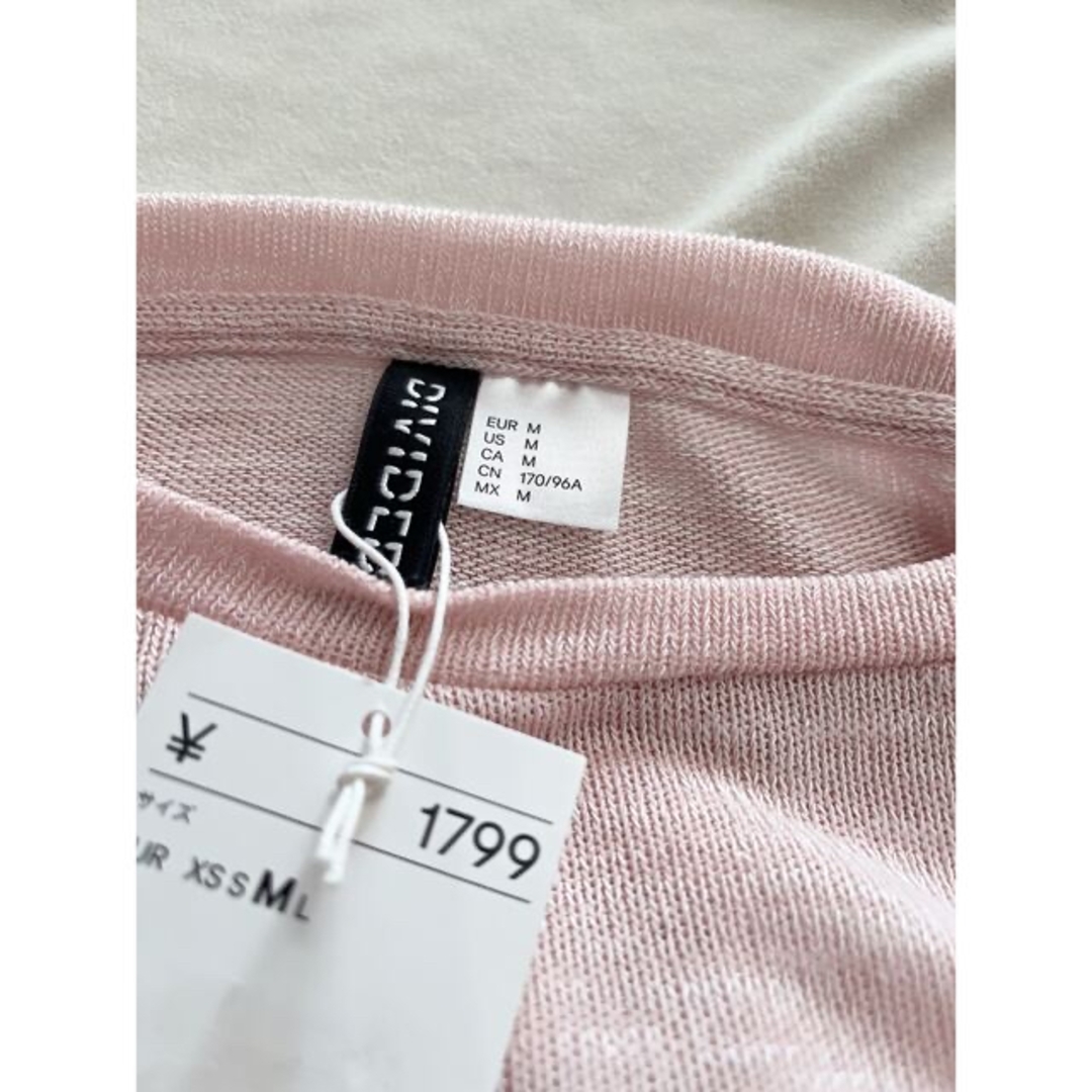 H&M(エイチアンドエム)の新品◆H&M トップス◆size M レディースのトップス(カットソー(長袖/七分))の商品写真