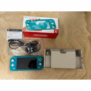 ニンテンドースイッチ(Nintendo Switch)の即日発送Nintendo Switch  LITE ターコイズ 本体(美品)(家庭用ゲーム機本体)