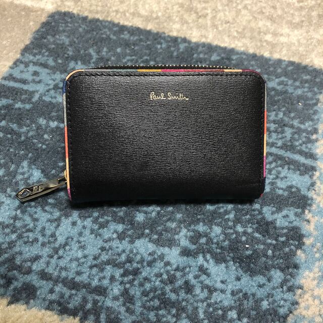 ポールスミス Paul Smith 財布 スワールトリム 2つ折り財布　ブラックファッション小物