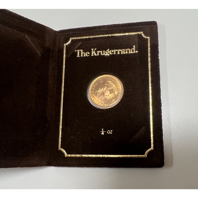 The Krugerrand クルーガーランド 金貨 1/4oz オンス