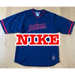 ナイキ(NIKE)のNIKE MLB インディアンス ゲームシャツ(Tシャツ/カットソー(半袖/袖なし))