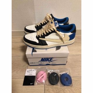 ナイキ(NIKE)のTravis Scott × Fragment Air Jordan 1 Low(スニーカー)