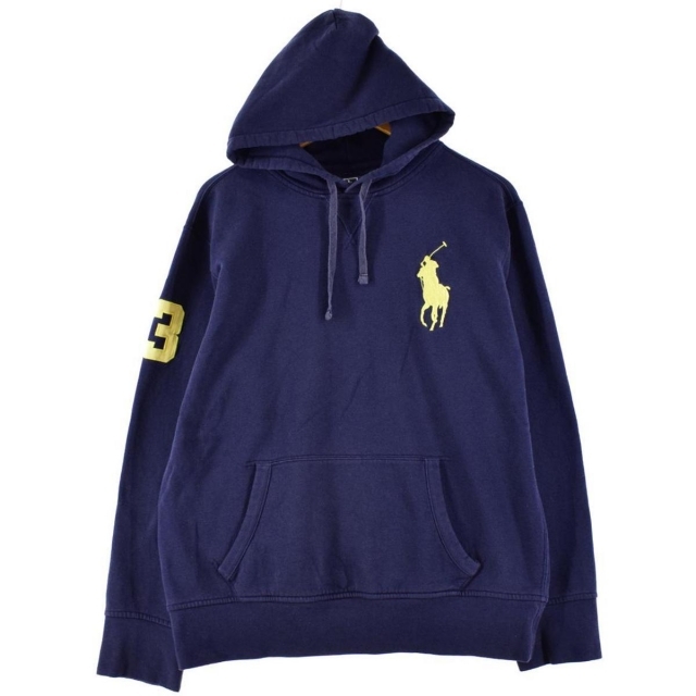 Ralph Lauren(ラルフローレン)の古着 ラルフローレン Ralph Lauren POLO by Ralph Lauren スウェットプルオーバーパーカー メンズL /eaa289673 メンズのトップス(スウェット)の商品写真