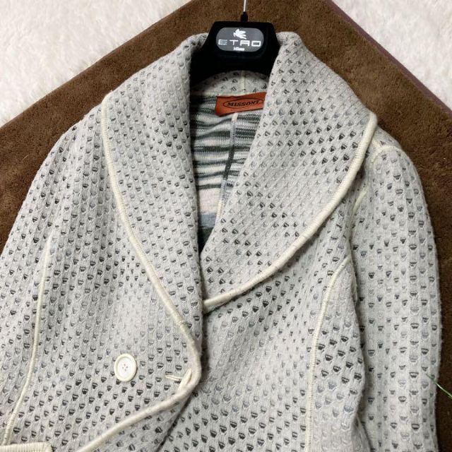 帯電防止処理加工 最高級オレンジタグ♡ミッソーニイタリア製 ニット