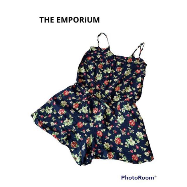 THE EMPORIUM(ジエンポリアム)の【THE EMPORiUM】ジ エンポリアム キャミソールローパース 総花柄 レディースのワンピース(その他)の商品写真