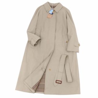 バーバリー(BURBERRY)の極美品 Vintage バーバリー Burberrys コート ベルト付き ステンカラーコート バルマカーンコート コットン100％ アウター レディース 9AB2(M相当) カーキ(その他)