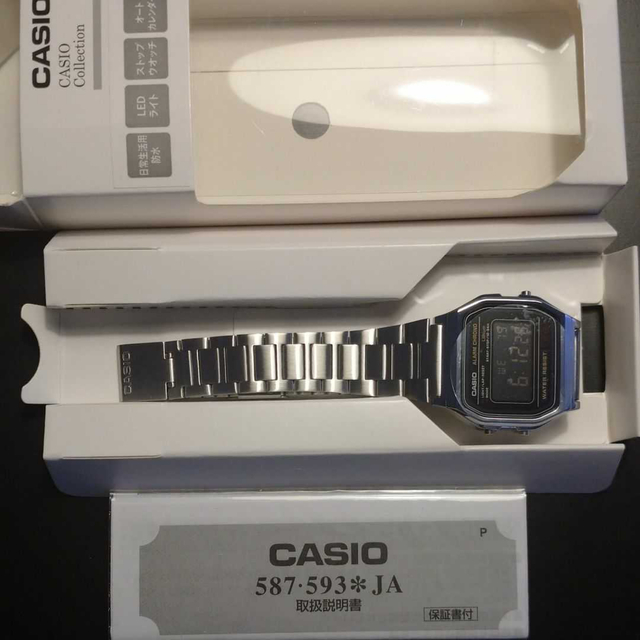 CASIO(カシオ)の【新品】カシオ チープカシオ デジタル 腕時計 黒 液晶反転 レトロ 調 メンズの時計(腕時計(デジタル))の商品写真