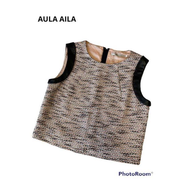 AULA AILA(アウラアイラ)の【AULA AILA】アウラ アイラ トップス ツイード フォーマル レディースのトップス(その他)の商品写真