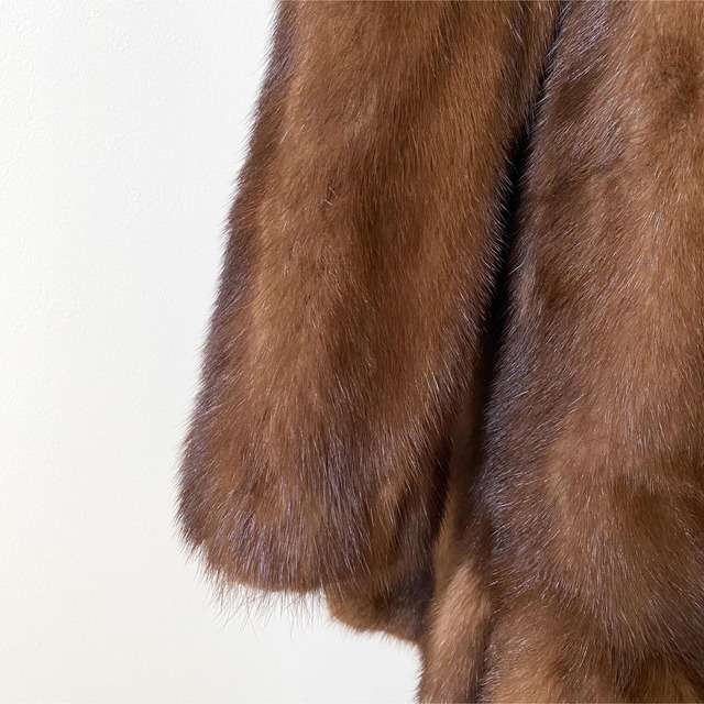 未使用☆定価98万 SAGA MINK サガミンク ミンクファーコート F - 毛皮