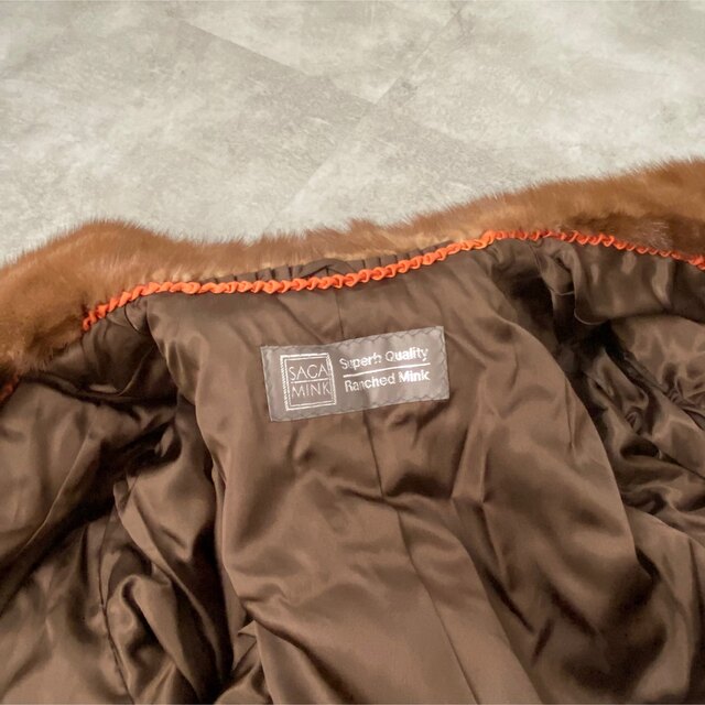 未使用☆定価98万 SAGA MINK サガミンク ミンクファーコート F - 毛皮