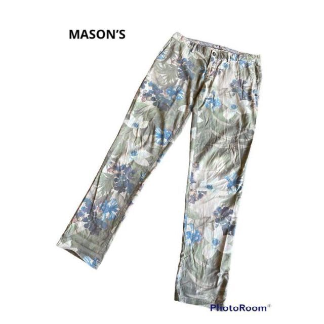 MASON'S(メイソンズ)の【MASON’S】メイソンズ 花柄パンツ  チノパン メンズのパンツ(チノパン)の商品写真