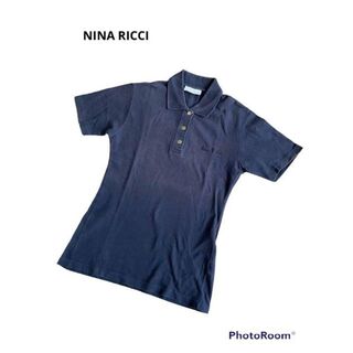 ニナリッチ(NINA RICCI)の【NINA RICCI】ニナ リッチ ポロシャツ 紺色(ポロシャツ)