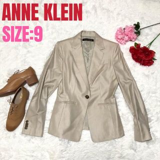 アンクライン(ANNE KLEIN)のANNE KLEIN アンクライン テーラードジャケット ウール シルク(テーラードジャケット)