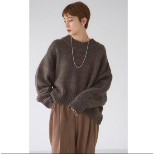 todayful wool roundhem knit