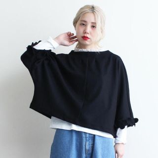 ドットアンドストライプスチャイルドウーマン(Dot&Stripes CHILDWOMAN)の★ 今季 衿フリル長袖プルオーバー ★(カットソー(長袖/七分))