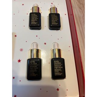 エスティローダー(Estee Lauder)の【最終お値下げ】エスティローダー美容液7mlx4 最新2022年クリスマスコフレ(美容液)