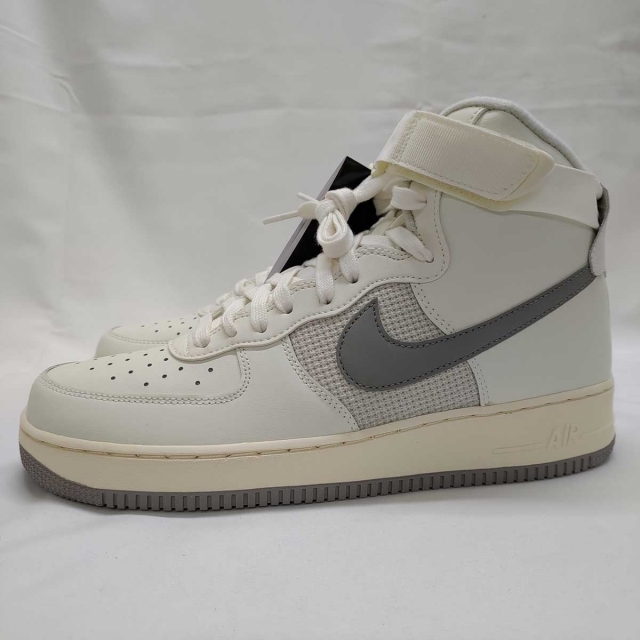 【未使用】ナイキ AIR FORCE 1 HIGH 07 LV8 エアフォースワン ハイ 28cm ホワイト/グレー DM0209-100 メンズ  ヴィンテージ