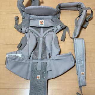 エルゴベビー(Ergobaby)のエルゴベビーオムニ360 メッシュ抱っこ紐 クールエア グレー(抱っこひも/おんぶひも)