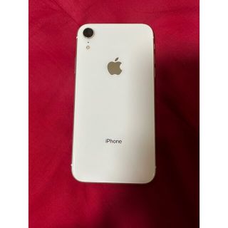 アップル(Apple)のiPhone XR White 128 GB SIMフリー iPhone本体(スマートフォン本体)
