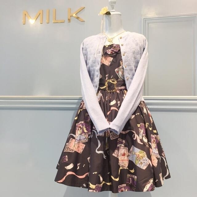 MILK(ミルク)のMILK★ショート丈カーディガン レディースのトップス(カーディガン)の商品写真