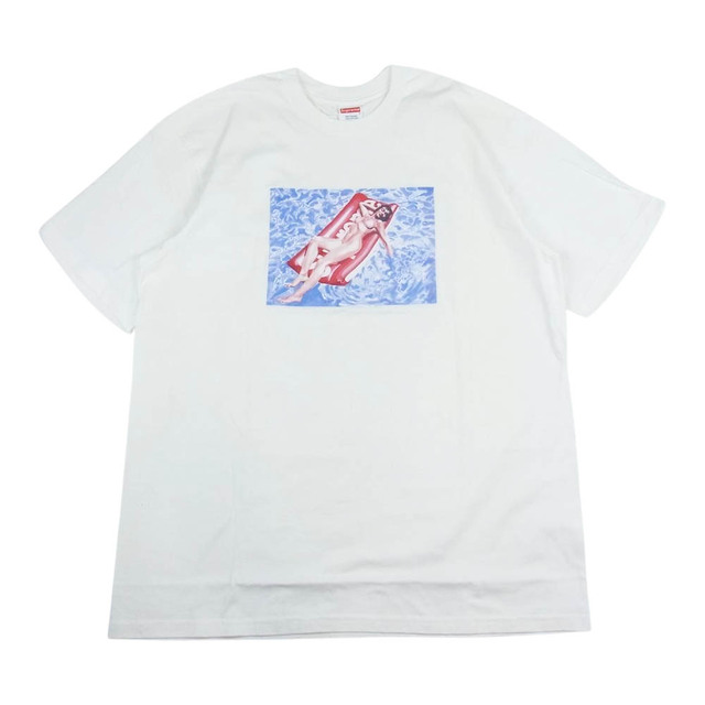 約72cm身幅Supreme シュプリーム Ｔシャツ 22SS Float Tee フロート 半袖 Tシャツ ホワイト系 L【新古品】【未使用】