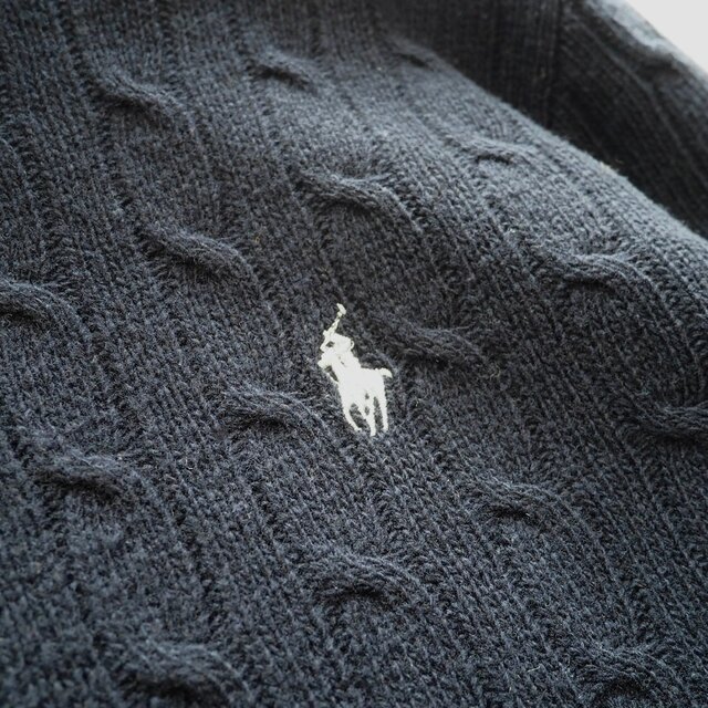 Ralph Lauren(ラルフローレン)のRALPHLAUREN SPORT メリノウール タートルネック ケーブルニット レディースのトップス(ニット/セーター)の商品写真