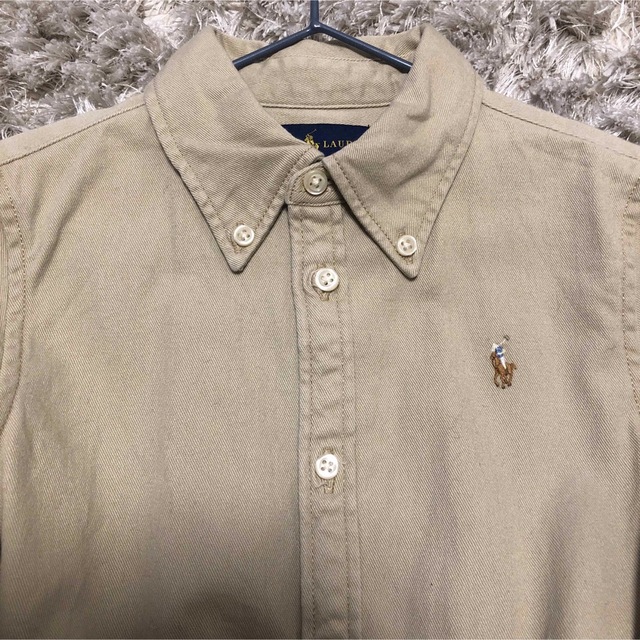 Ralph Lauren(ラルフローレン)のラルフローレン　キッズ　ワンピース　120 ベージュ キッズ/ベビー/マタニティのキッズ服女の子用(90cm~)(ワンピース)の商品写真