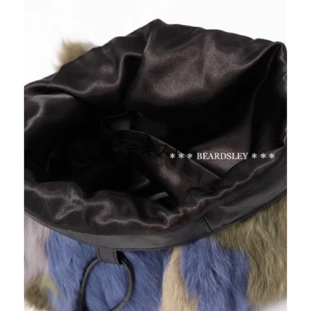 22000円 新品 BEARDSLEY ビアズリー パッチワーク ファーバッグ 22000円 新品 BEARDSLEY ビアズリー パッチワーク ファーバッグ