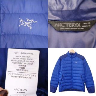 美品 アークテリクス ARC'TERYX ソリウム ダウン ジャケット レディース XS ジップアップ アウター アウトドア