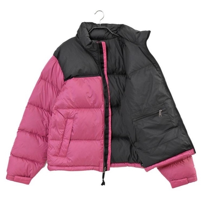 新品 US L 日本XLサイズ ノースフェイス ヌプシ Red Violet-