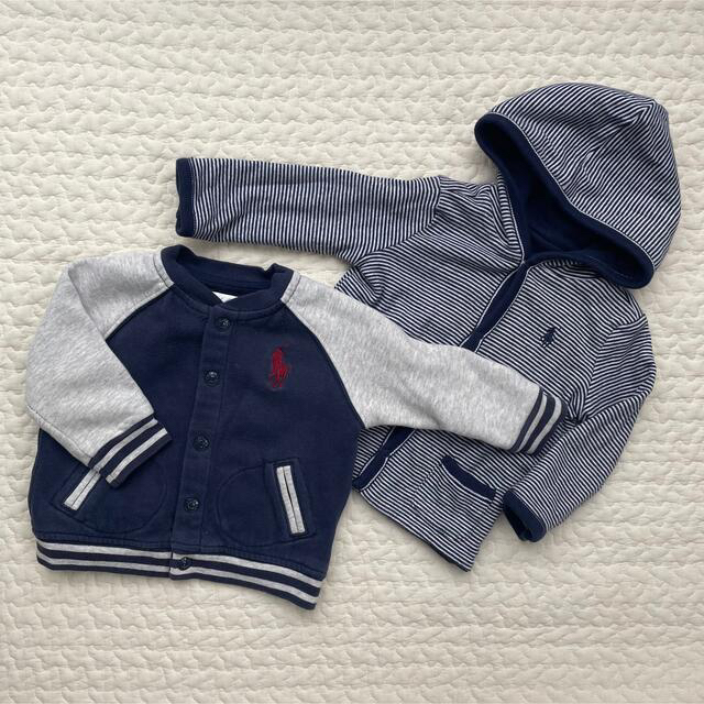 POLO RALPH LAUREN(ポロラルフローレン)のpolo baby ジャケット＆パーカーセット（6months-70size） キッズ/ベビー/マタニティのベビー服(~85cm)(ジャケット/コート)の商品写真