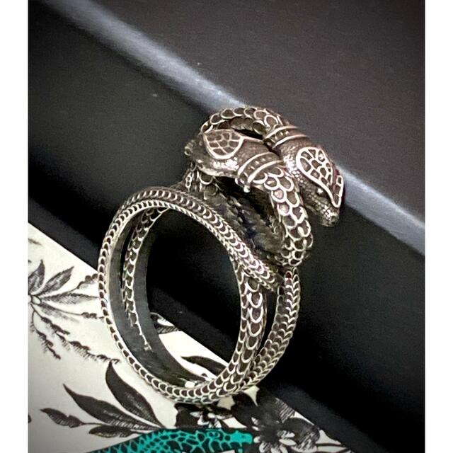 Gucci - 正規品 グッチ スネークリング ガーデンシリーズ 双蛇/ツイン
