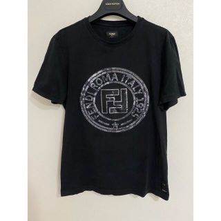 フェンディ(FENDI)の【正規品】FENDI フェンディ ロゴ スパンコール  スィークウィンドロゴ(Tシャツ/カットソー(半袖/袖なし))