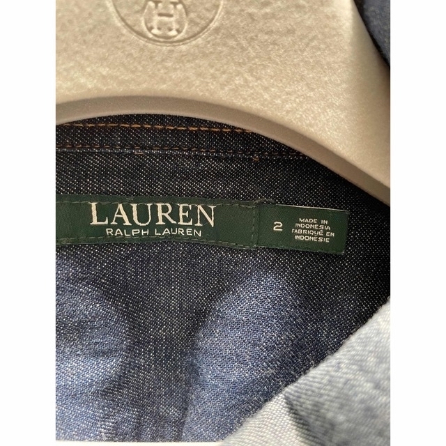 Ralph Lauren(ラルフローレン)のLauren Ralph Laurenデニムワンピース レディースのワンピース(ひざ丈ワンピース)の商品写真