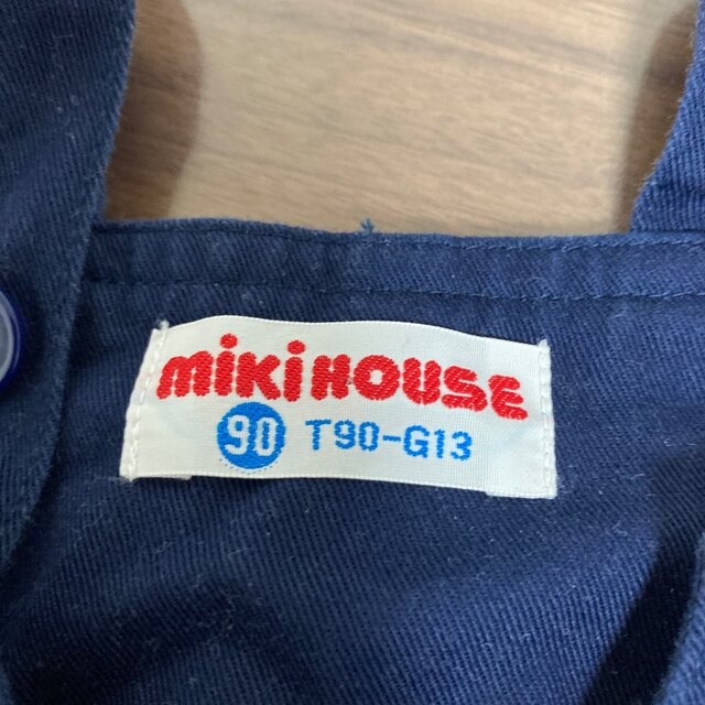 mikihouse(ミキハウス)のミキハウス　オーバーオール90 キッズ/ベビー/マタニティのキッズ服男の子用(90cm~)(その他)の商品写真