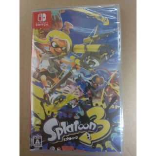 新品　スイッチ　ソフト　スプラトゥーン3(家庭用ゲームソフト)