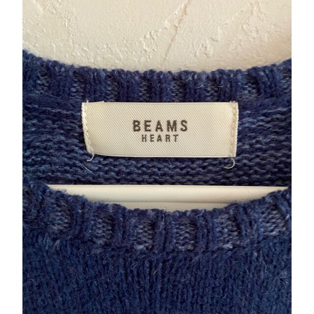 BEAMS(ビームス)のBEAMS ビームス ニット モヘア混 ワンピース ネイビー レディースのワンピース(ロングワンピース/マキシワンピース)の商品写真