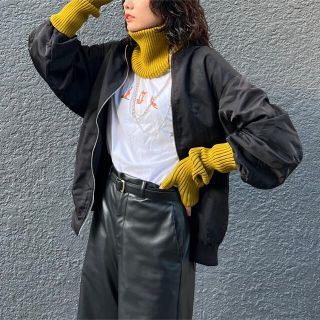 美品 アダムパテック リバーシブルジャケット MA-1 オーバーサイズ XL