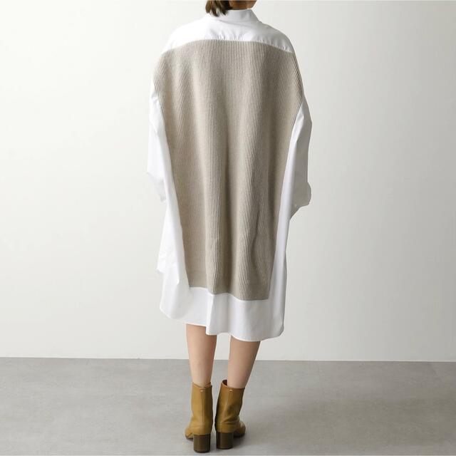 Maison Martin Margiela(マルタンマルジェラ)の新品MAISON MARGIELA メゾンマルジェラ オーバーサイズ シャツ レディースのワンピース(ひざ丈ワンピース)の商品写真