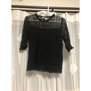 マウジー(moussy)のレースシアーTシャツ　マウジー(Tシャツ(半袖/袖なし))