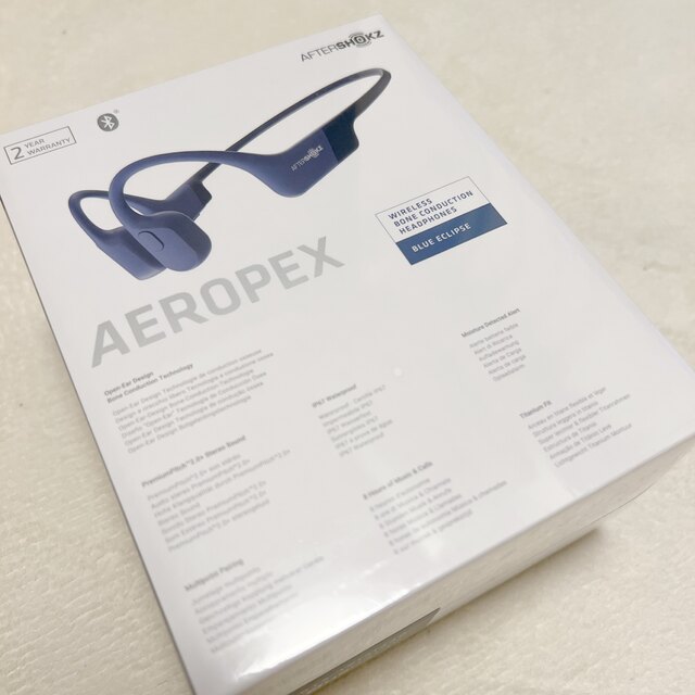 SONY(ソニー)の【新品未開封】AfterShokz Aeropex 骨伝導イヤホン スマホ/家電/カメラのオーディオ機器(ヘッドフォン/イヤフォン)の商品写真